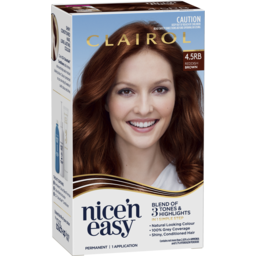 Photo of Clairol Nice & Easy Hair Colour 4.5RB Natural Redish Brown 