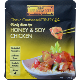 Photo of Lee Kum Kee Ready Sauce For Honey & Soy Stir-Fry Chicken 120 G