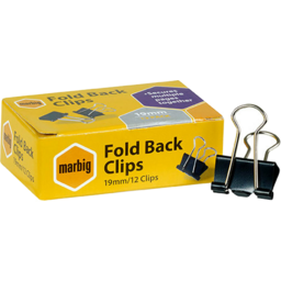 Photo of Clip Fold Back 19mm 87070 12s