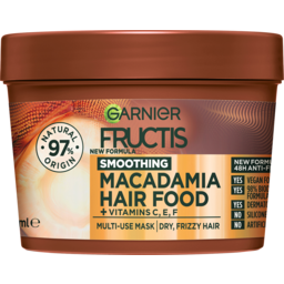 Photo of Garnier Fructis Hair Food Smoothing Macadamia Mulit Use Treatment For Dry & Unruly Hair