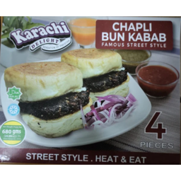 Photo of Karachi Delight Chapli Bun Kebab