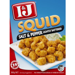 Photo of I&J Salt Pepper Squid 360gm