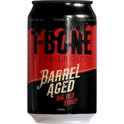 Photo of T-Bone Barrel Aged Big Old Stout Can 4pk