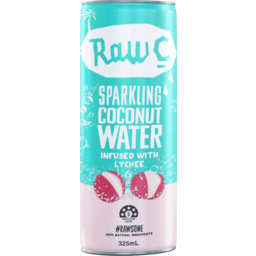 Photo of Raw C Spark C/Nut Water Lychee 325ml