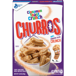 Photo of Cinnamon Toast Crunch Churros, Cereal, With Whole Grain, Delicious, 11.9 Oz