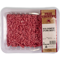 Photo of Free Country Bolognaise Mince Pre Pack Kg (approx 500g) 