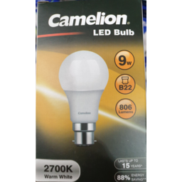 Photo of Camelion LED Bulb 9W Bayonet 1pk 
