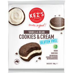 Photo of Kez's Kitchen Gluten Free Cookies & Cream 180g