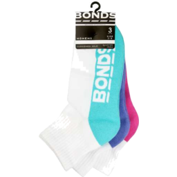 Photo of Bonds Sock Ldy Sprt 1/4 3-8 3p
