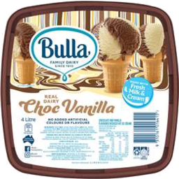 Photo of Bulla R/Dairy Choc Vanilla Twn