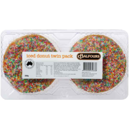 Photo of Balfours Donuts Iced 2 Pack 240gm