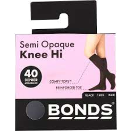 Photo of Bonds Opaque 40d Knee High Black 1 Size