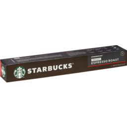 Photo of Starbucks By Nespresso Decaf Espresso Roast Coffee Intense 11 10pk