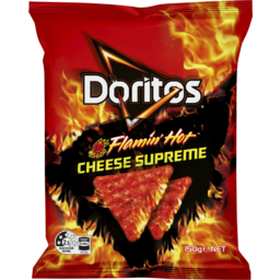 Photo of Doritos Flamin' Hot Cheese Supreme Corn Chips 150g