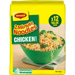 Photo of Maggi 2 Minute Chicken Flavour Instant Noodles 12 Pack 864g