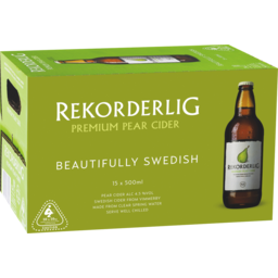 Photo of Rekorderlig Premium Pear Cider Bottles