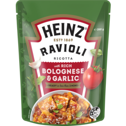 Photo of Heinz® Ravioli Ricotta With Rich Bolognese & Garlic