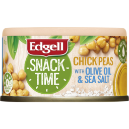 Photo of Edgell Snack Time Chick Peas With Olive Oil & Sea Salt 70g