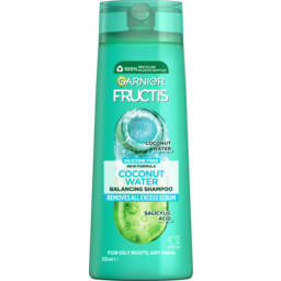 Photo of Garnier Fructis Coconut Water Shampoo For Oily Roots, Dry Ends 315ml