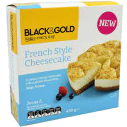 Photo of Black & Gold Cheese Cake