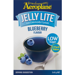 Photo of Aeroplane Jelly Lite Low Calorie Blueberry Flavour Jelly Crystals