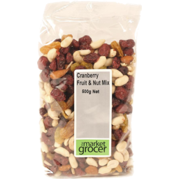 Photo of The Market Grocer Cranberry Fruit & Nut Mix 500gm