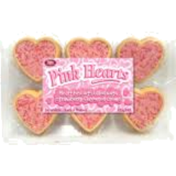 Photo of B/Coll Pink Heart Bisc 12pk