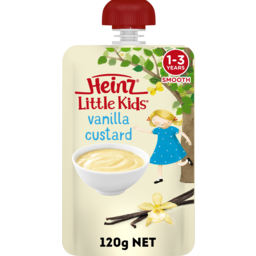 Photo of Heinz Little Kids Smooth Vanilla Custard 1-3 Years Snack Pouch