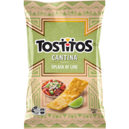 Photo of Tostitos Cantina Style Splash Of Lime Tortilla Corn Chips 175g 175g