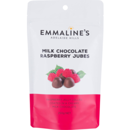 Photo of Emmalines Milk Chocolate Raspberry Jubes