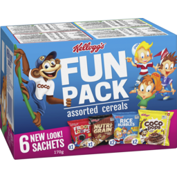 Photo of Kellogg's Fun Pack 6 Assorted Breakfast Cereals 170g