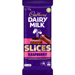 Photo of Cadbury Raspberry Slices Chocolate Block