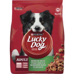 Photo of Purina Lucky Dog Adult Minced Beef Vegetable & Marrowbone Flavour 8kg