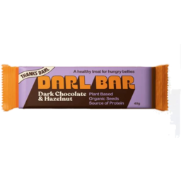 Photo of Darl Bar Dark Chocolate & Hazelnut Gf
