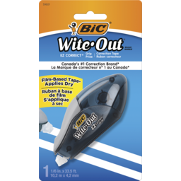Photo of Bic Correction Tape Wite Out Ez Grip