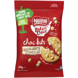 Photo of Nestle Choc Bits Baking White 200g