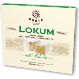 Photo of Donia Lokum Turkish Delight with Wallnuts 400g