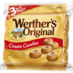 Photo of Werthers Original Cream Candies 3x50g
