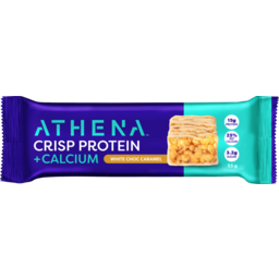 Photo of Athena Bar Crisp Protein+Calcium White Choc Caramel