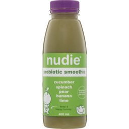 Photo of Nudie Probiotic Smoothie Cucumber, Spinach, Pear, Banana & Lime