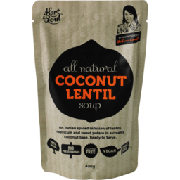 Photo of Hart & Soul All Natural Coconut Lentil Soup Pouch 400g