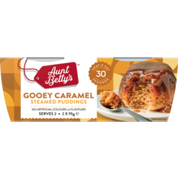 Photo of Aunt Bettys Gooey Caramel Steamed Puddings 2x95g
