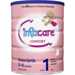 Photo of Infacare Comfort Stage 1 Infant Formula From Birth 0-6 Months 850g