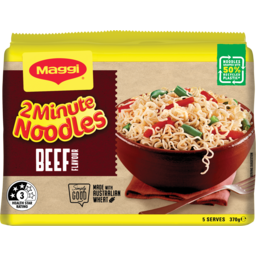 Photo of Maggi 2-Minute Noodles Noodles Beef Multipack 5