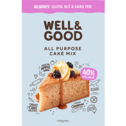 Photo of Well & Good All Purpose Cake Mix 40% Less Sugar 400g