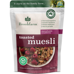 Photo of Brookfarm Toasted Muesli With Cranberry 1.3kg