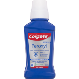 Photo of Colgate Peroxyl Oral Hygiene Mouth Rinse Mouthwash Mint With 1.5% Hydrogen Peroxide 236ml
