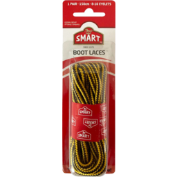 Photo of Smart Boot Shoe Lace Ylw/Brwn 120cm