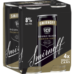 Photo of Smirnoff Ice Double Black Premium Serve 8% Can