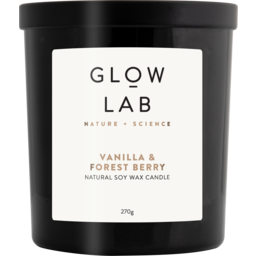 Photo of Glow Lab Scented Candle Vanilla & Forest Berry 270g